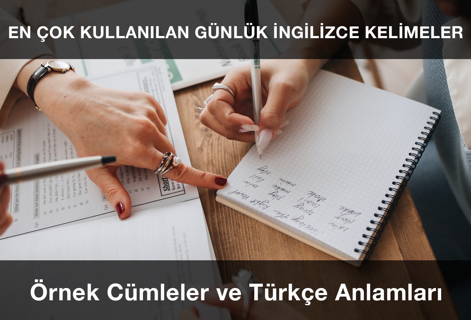 En Çok Kullanılan Günlük İngilizce Cümleler ve Türkçe Anlamları