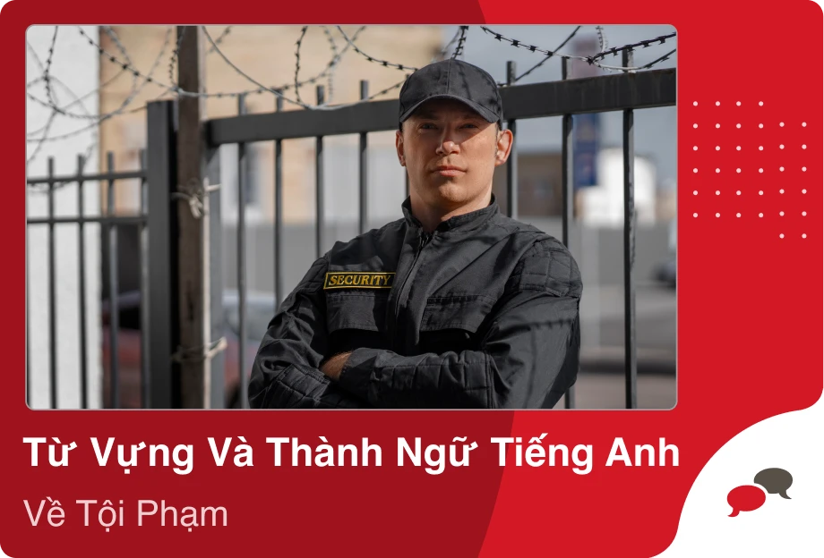 tìm hiểu thành ngữ và từ vựng tiếng anh về tội ohạm để nâng cấp kỹ năng tiếng anh ngay!